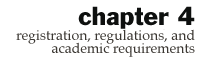 Chapter 4 - Registration, Academic Requirements, and 
Regulations